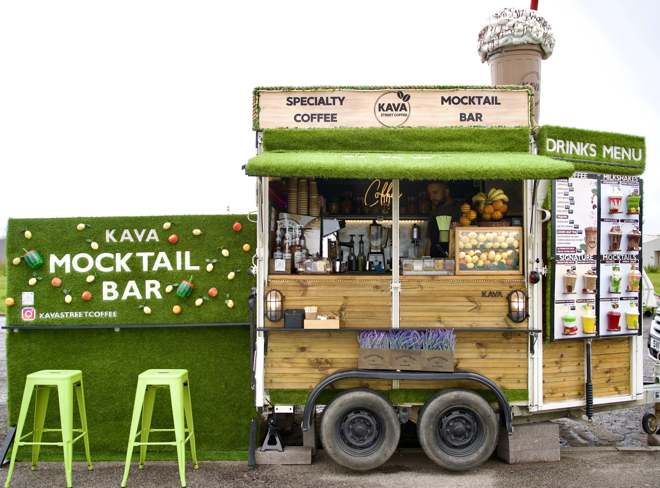 Kava Street Coffee trailer on Aberdeen Esplanade